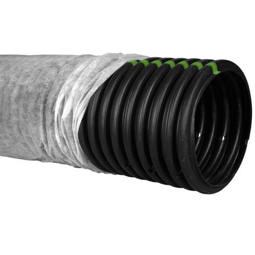 ADS 8-in x 20-ft Corrugated Graveless Pipe