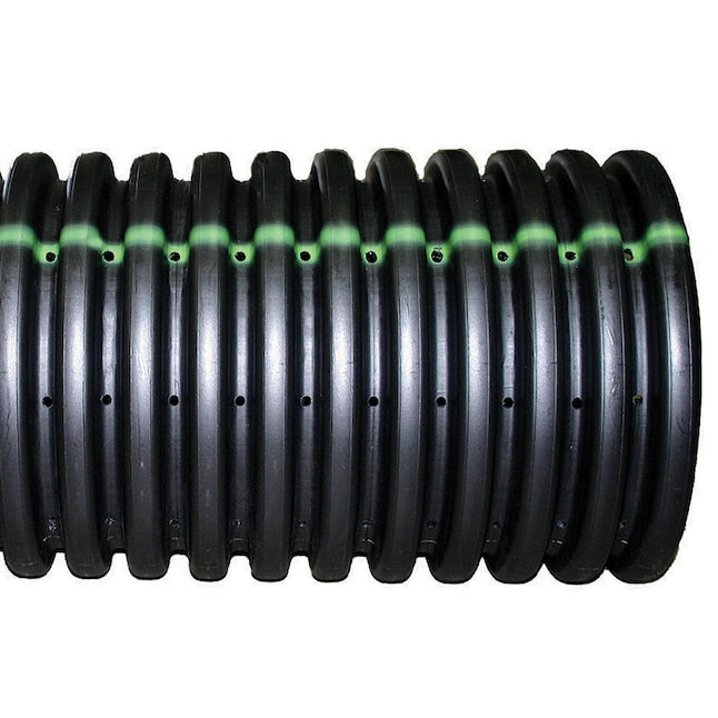 ADS 8-in x 20-ft Corrugated Graveless Pipe