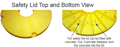 20" Tuf-Tite Internal Safety Lid